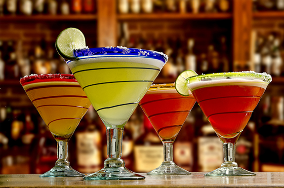 Colorful Margarita glasses